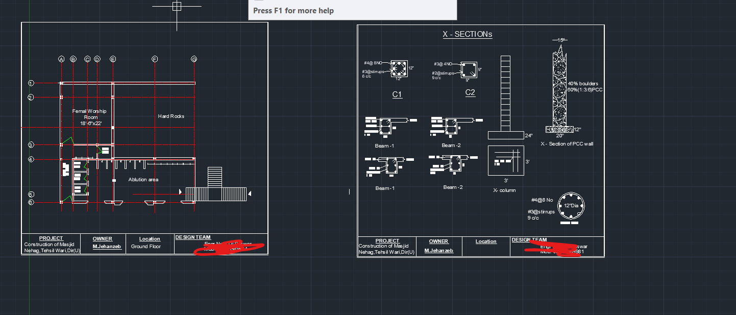 i can draw your floor plan through Auto CAD