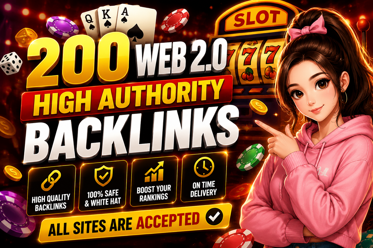 Get Premium-Quality High Da Pa Authority Web2.0 Backlinks For Improve search visibility