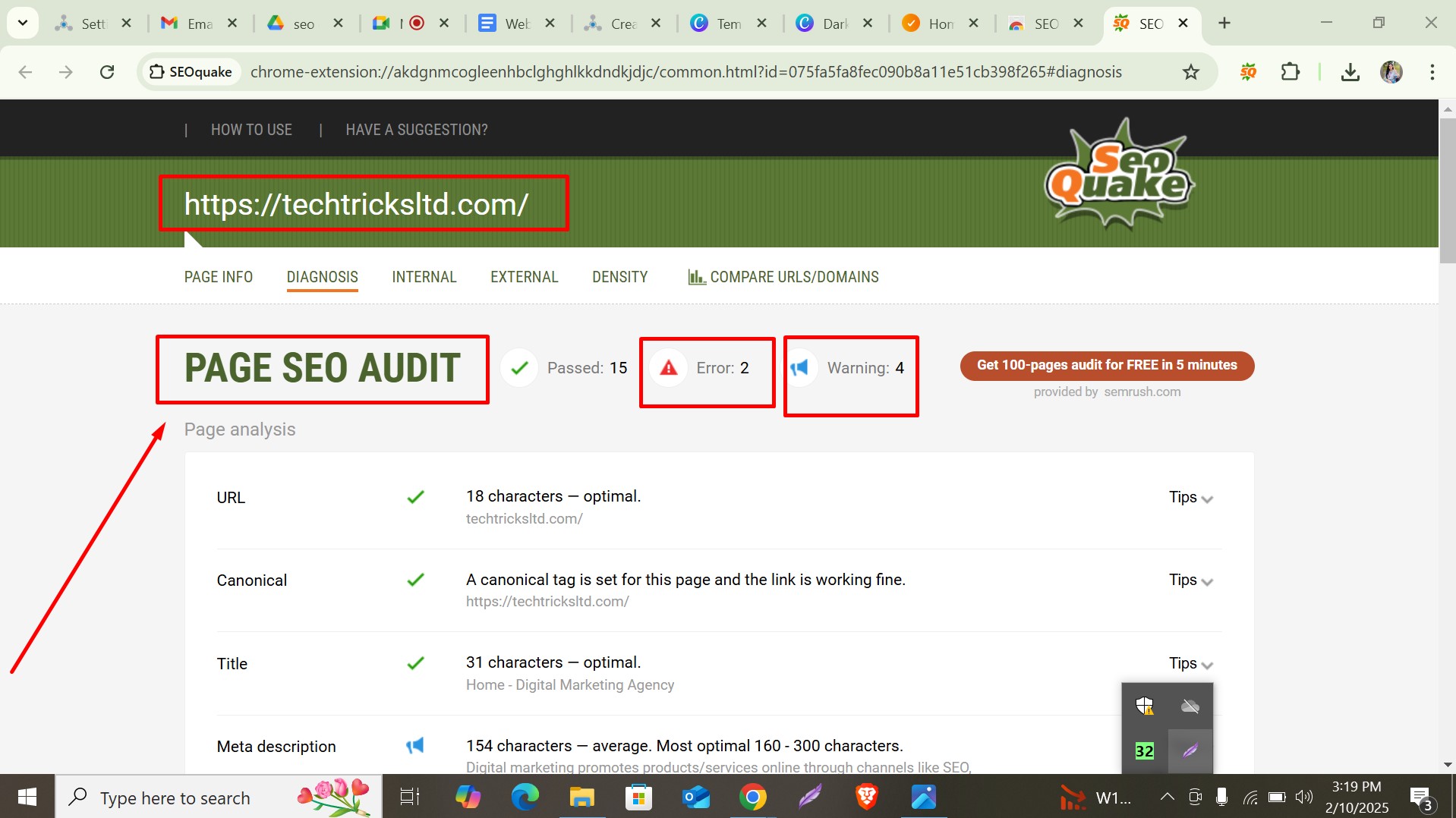 I will provide an expert website SEO audit report with a free growth strategy