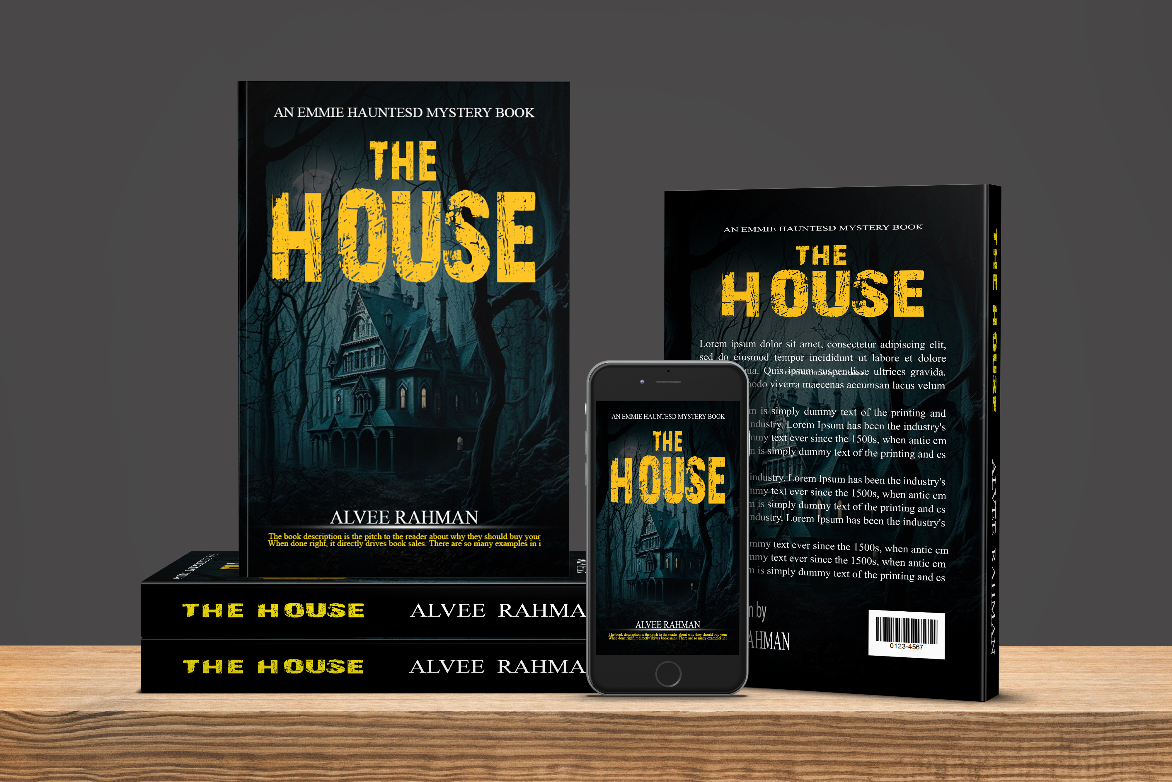 i will professional design a book cover, ebook cover, kindle or kdp book cover with 3D mockup