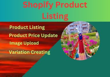 I will do a Shopify product listing 