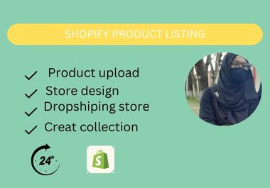 I will do Shopify product listing & SEO