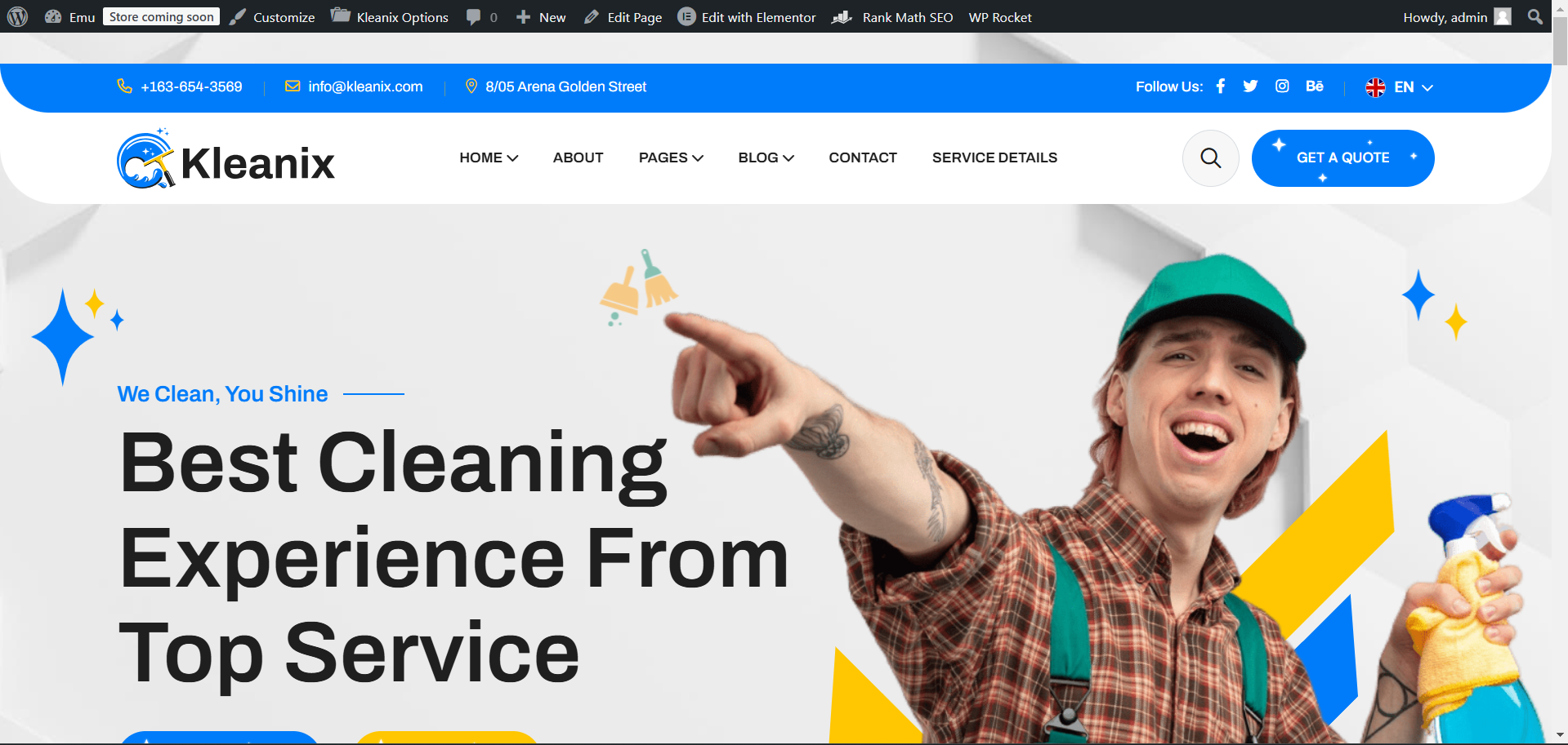  I will develop a responsive and modern WordPress website design.