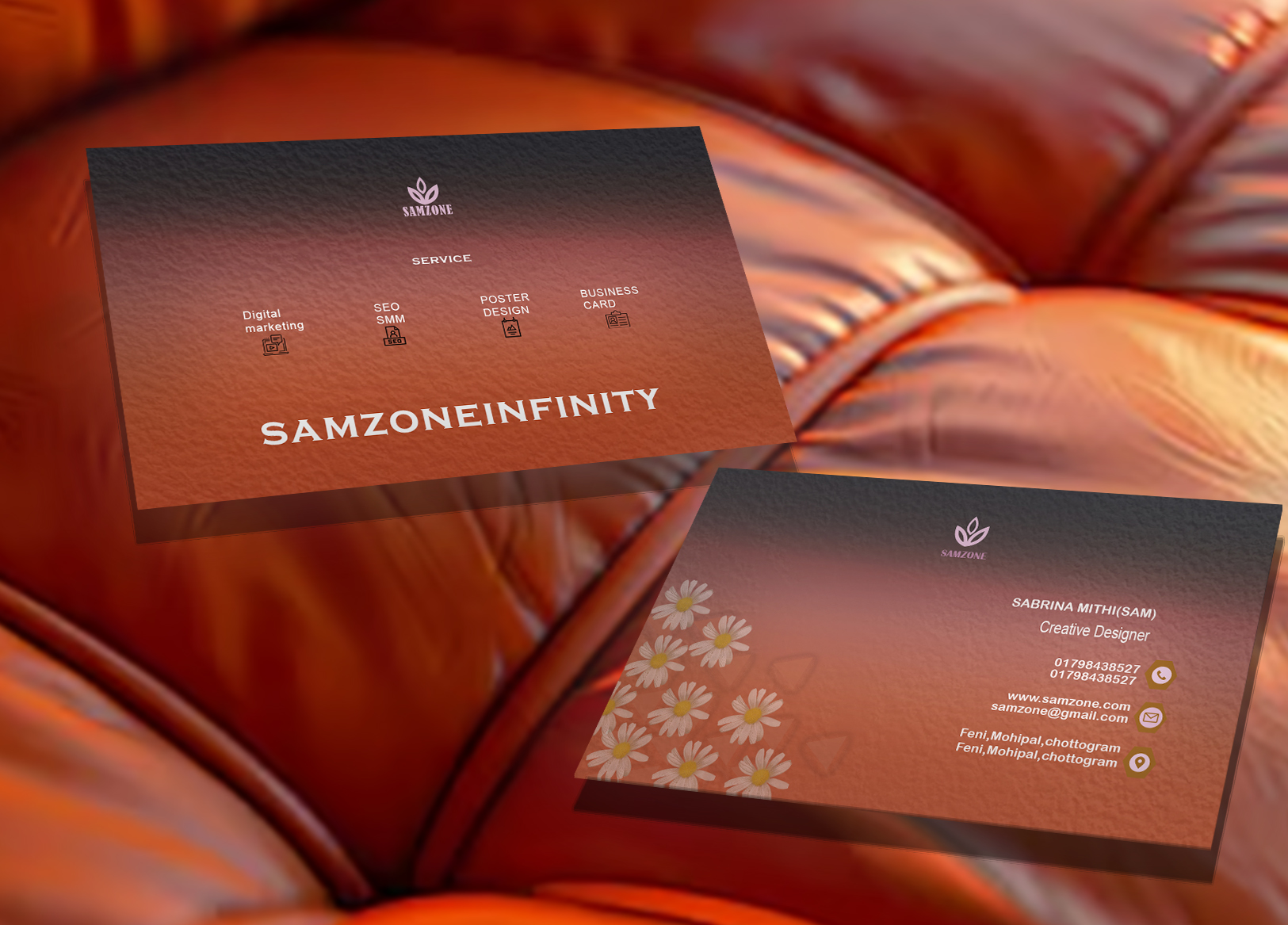 I will make a business card design within 24 hours