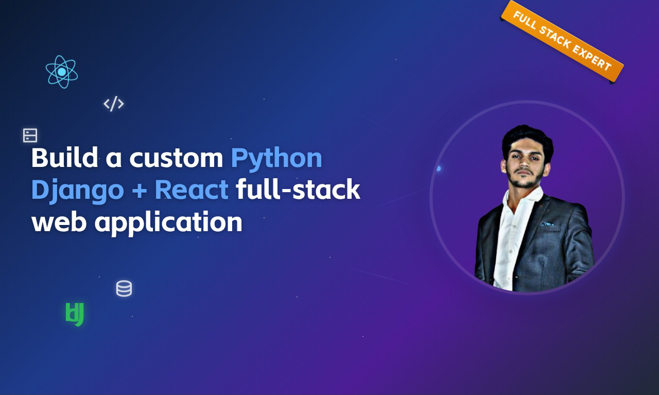 Develop Full Stack Web App with React, Django, REST API, Auth & Deployment