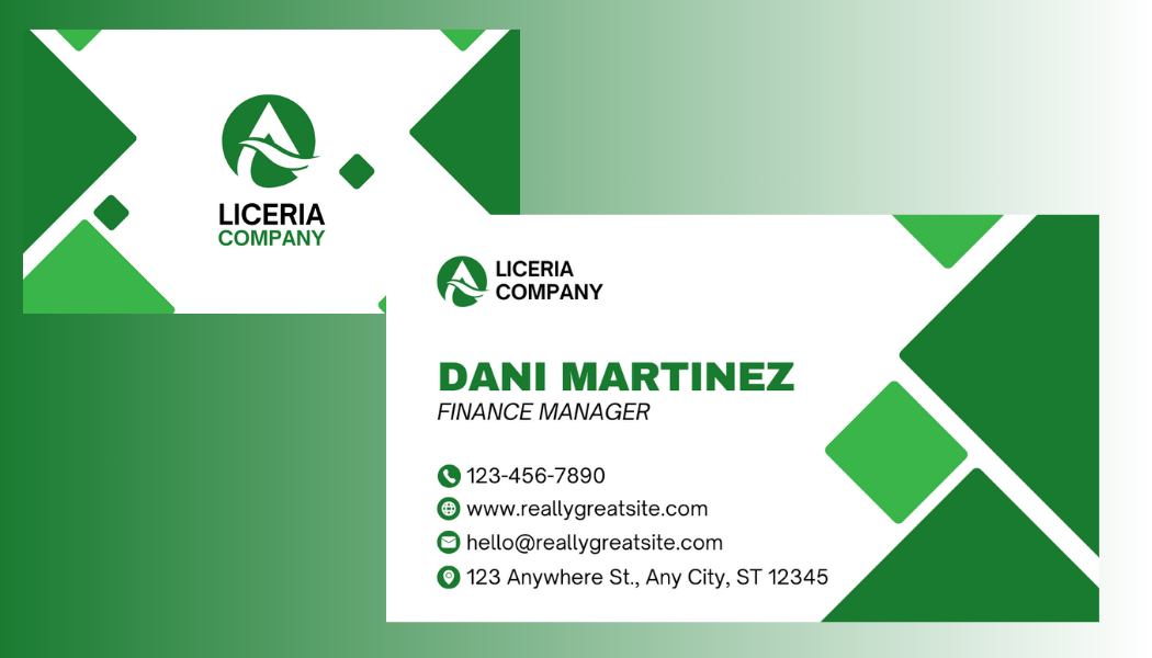 Design professional business cards for your business
