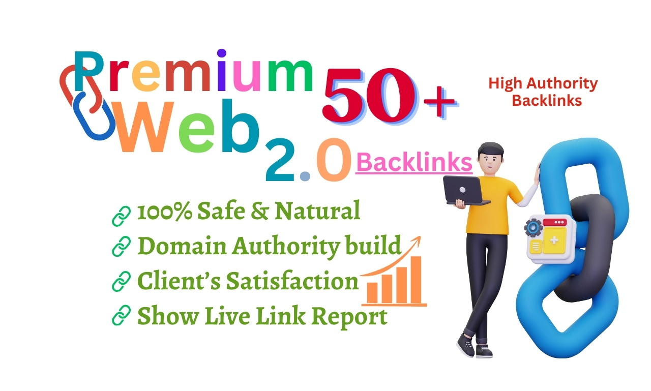I Will Create High-Quality Web 2.0 Backlinks with Unique Content to Boost Your SEO