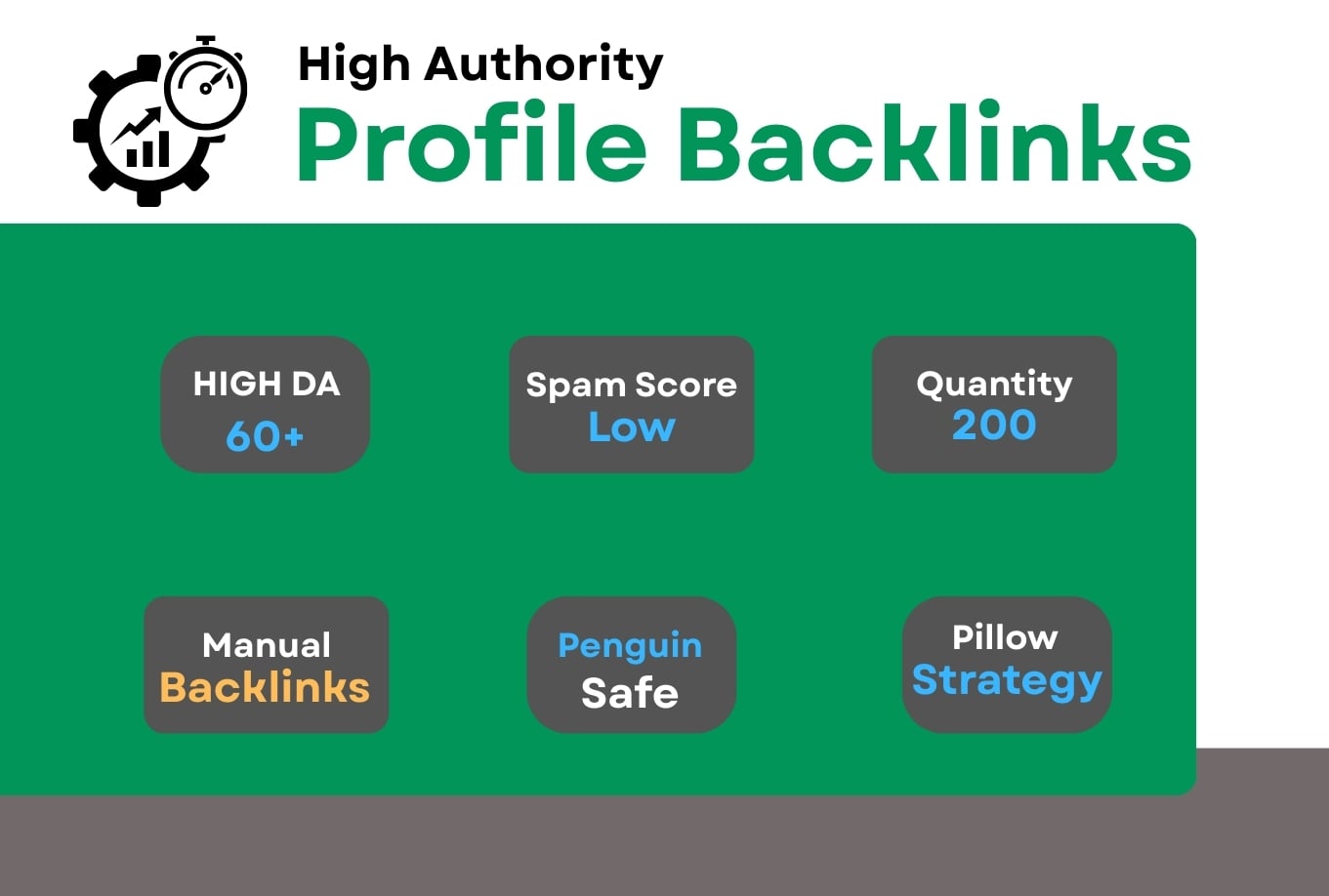 I will build 200 Manual High Authority Profile Backlinks