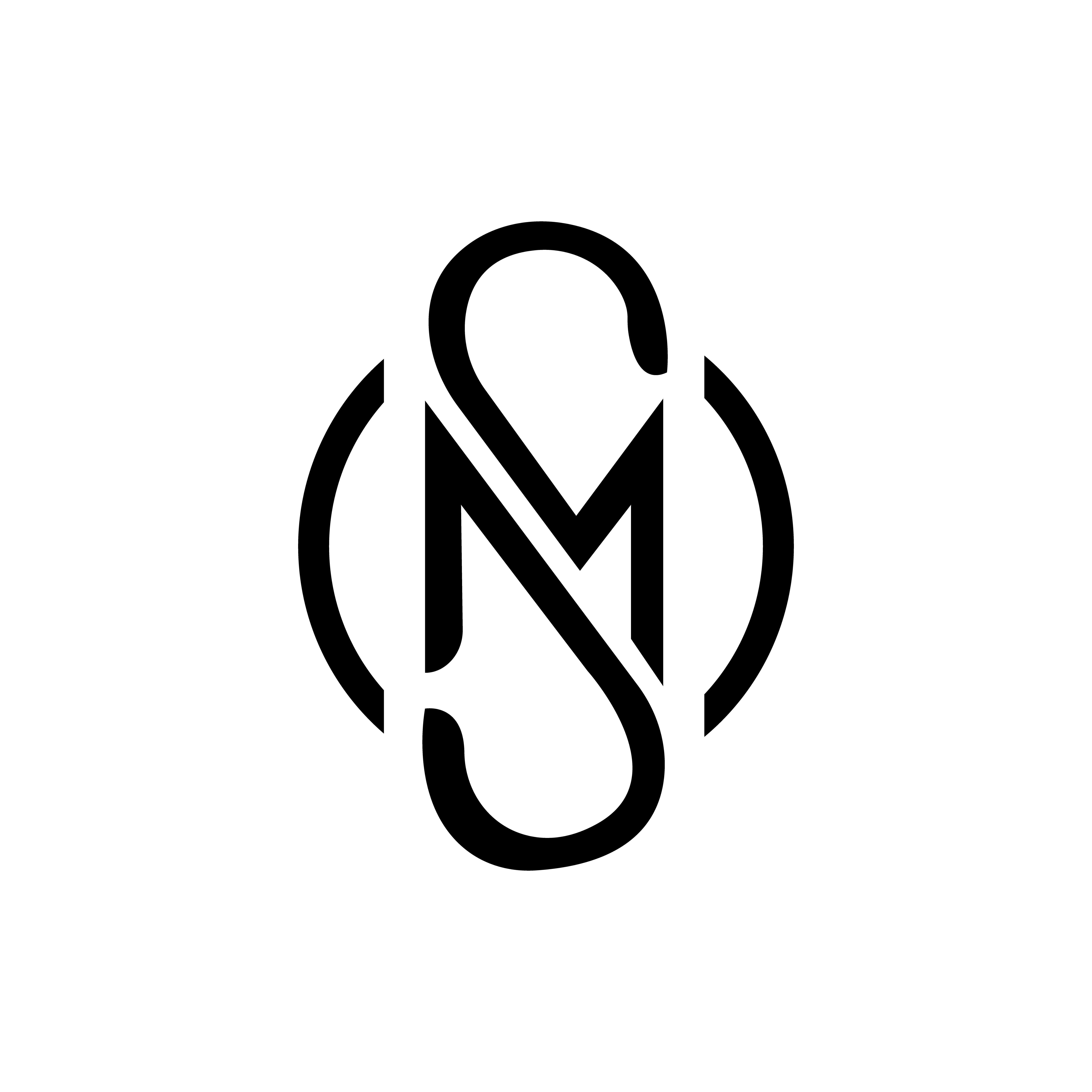 MS Abstract Logo Design . professional Modern Logo Design.