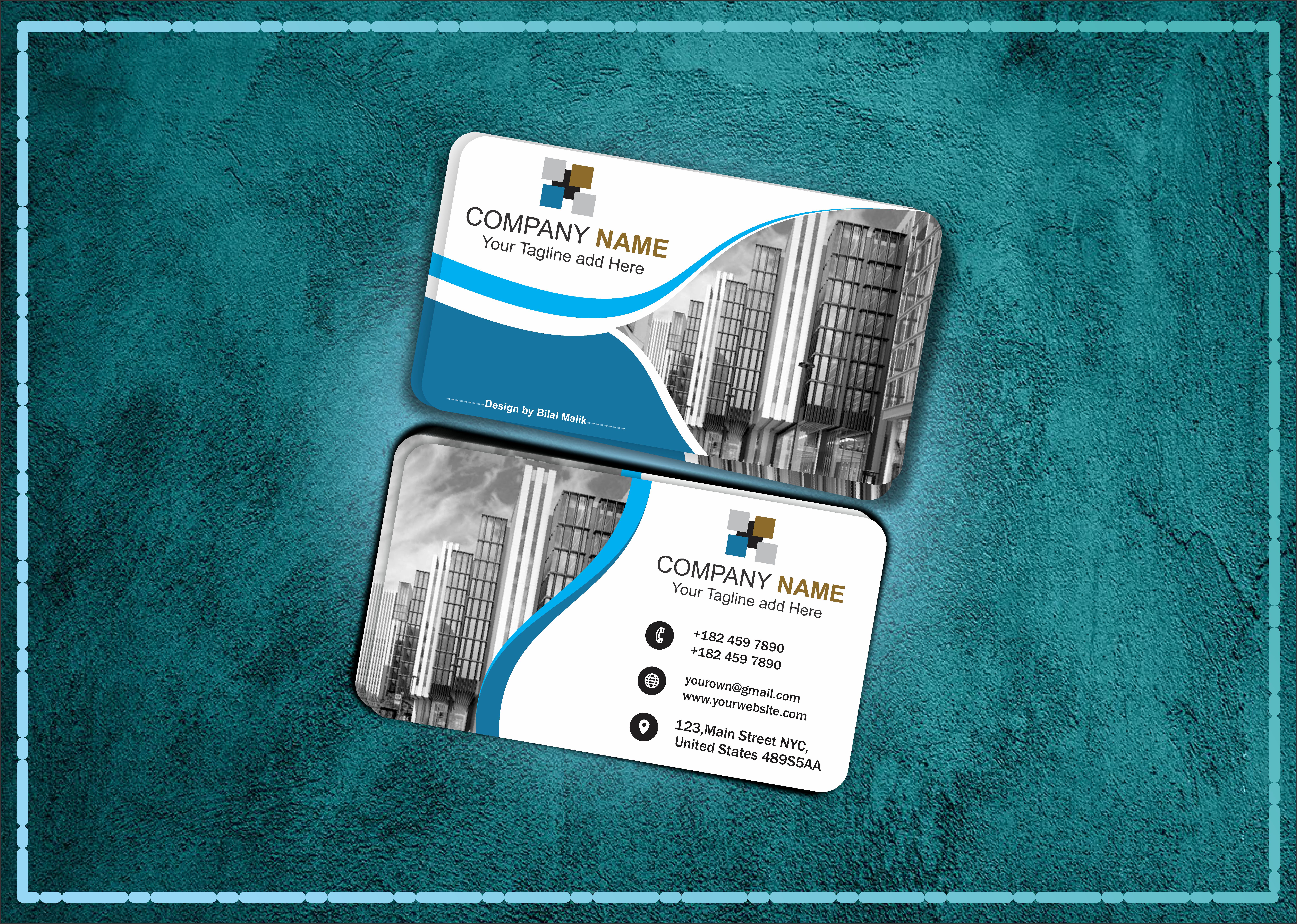  Minimalist & Premium Business Card Design | Professional Look