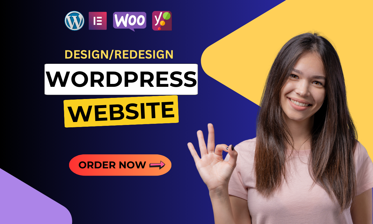 I will design, or redesign responsive and clean wordpress website with elementor pro