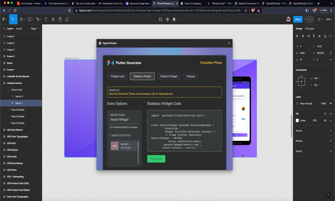 I will convert Figma to Flutter UI with Pixel Perfect Responsive design