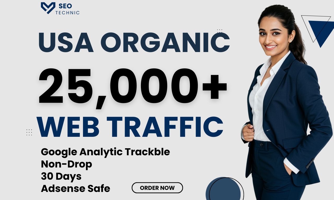 I will send 25,000+ USA Organic Web traffic to your w...