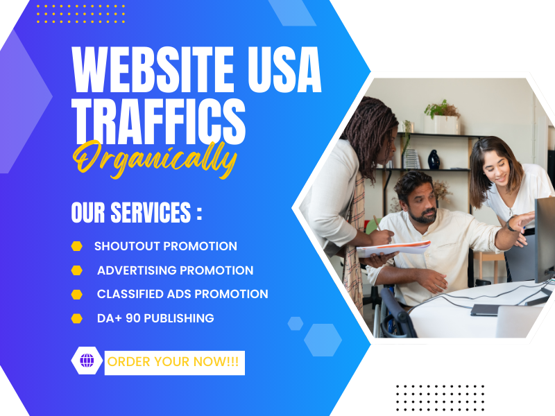 Shoutout share website url link to organic traffics USA 500k audinences