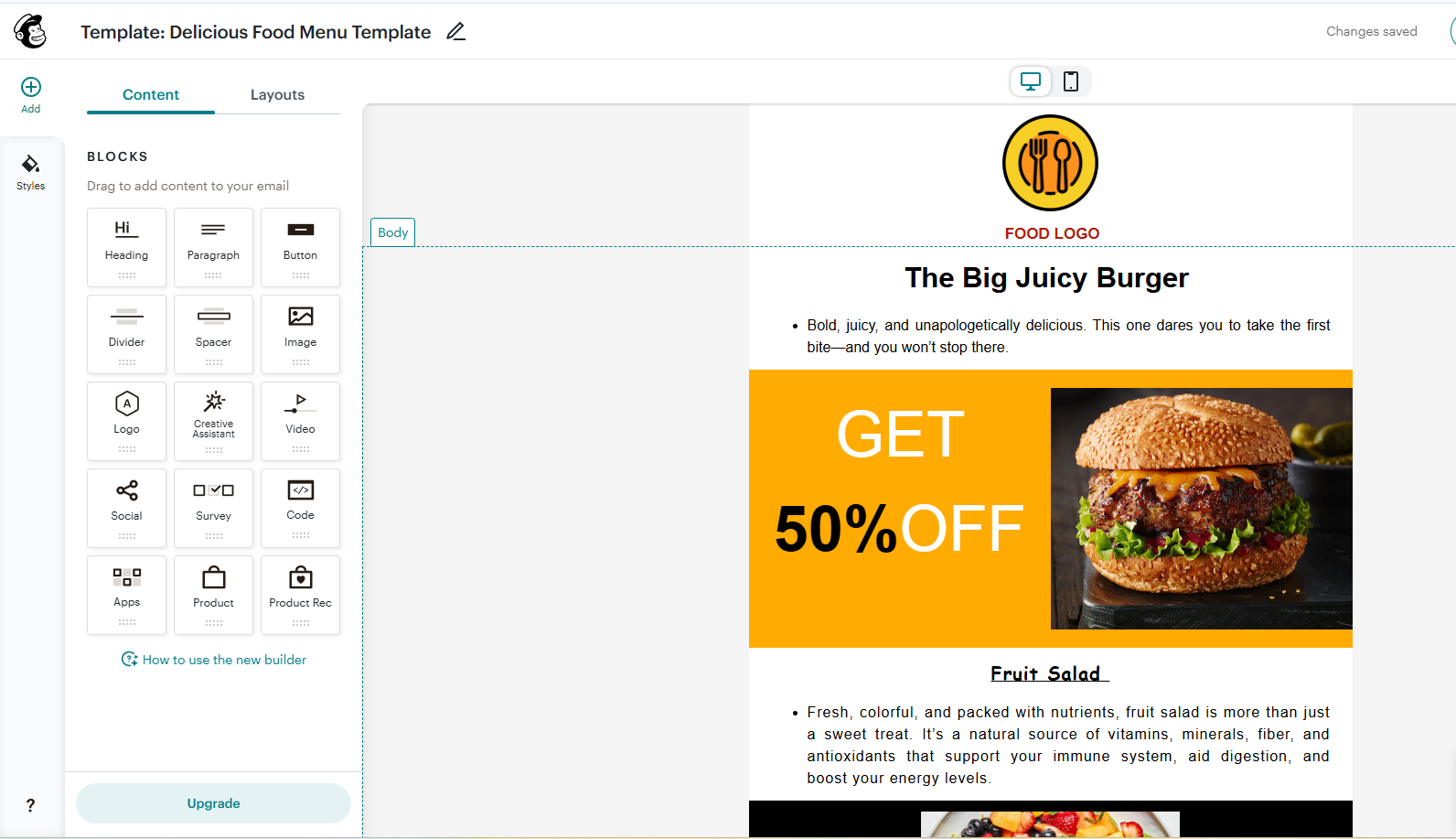High-Conversion Email Template Design for Marketing Campaigns