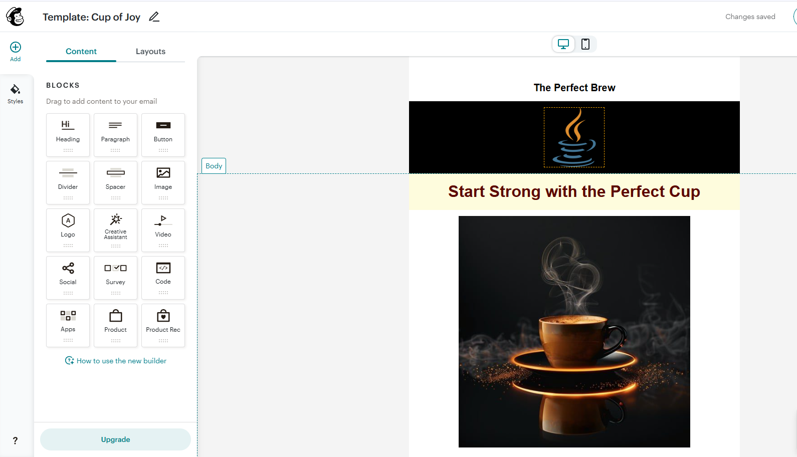 High-Conversion Email Template Design for Marketing Campaigns