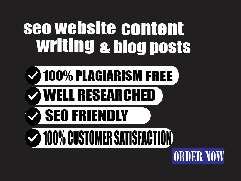 I will do SEO blog post writing website content writi...
