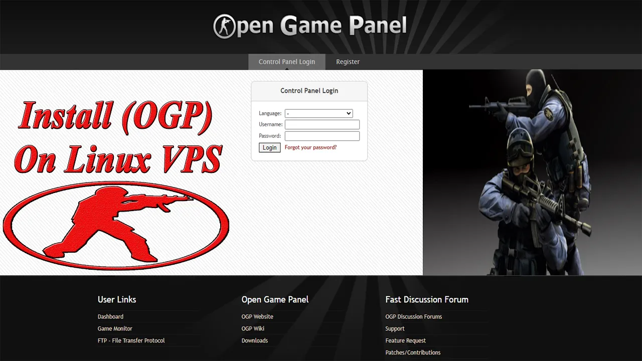 I will install Open Game Panel & Agent (OGP) on any linux VPS
