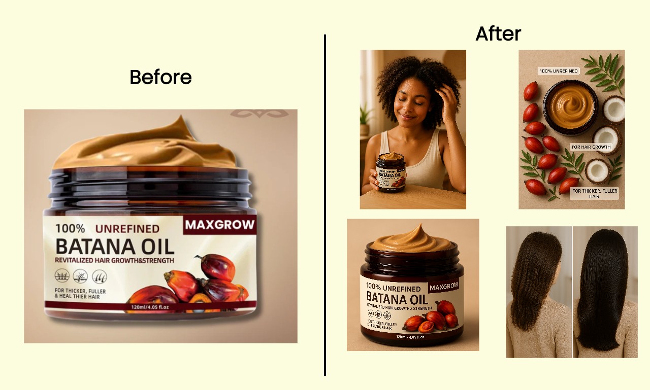 I will create 5 realistic ai product images for your ecom store