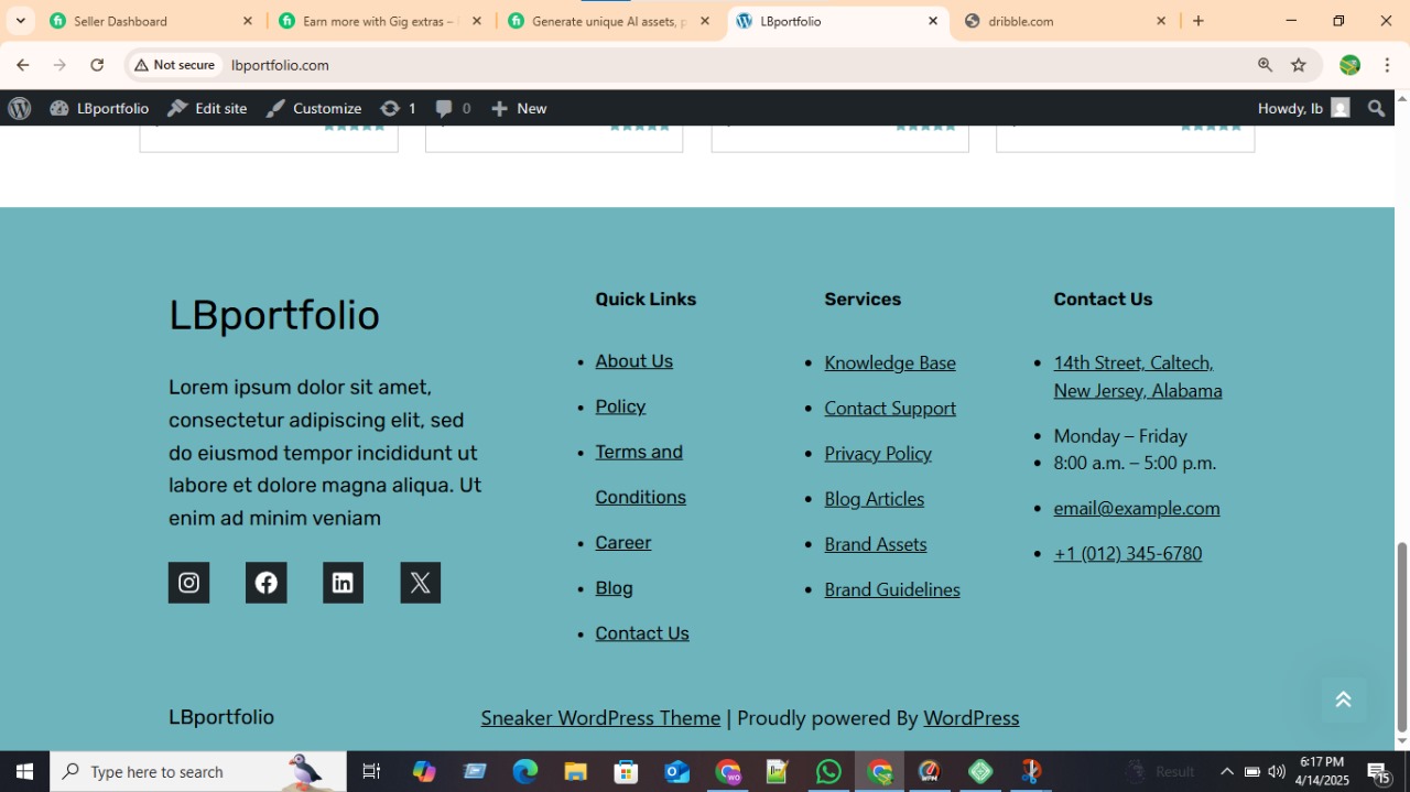I Will desing a modern and responsive WordPress Website