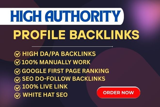 100 Profile Backlinks to Boost Your DA PA And Website Ranking