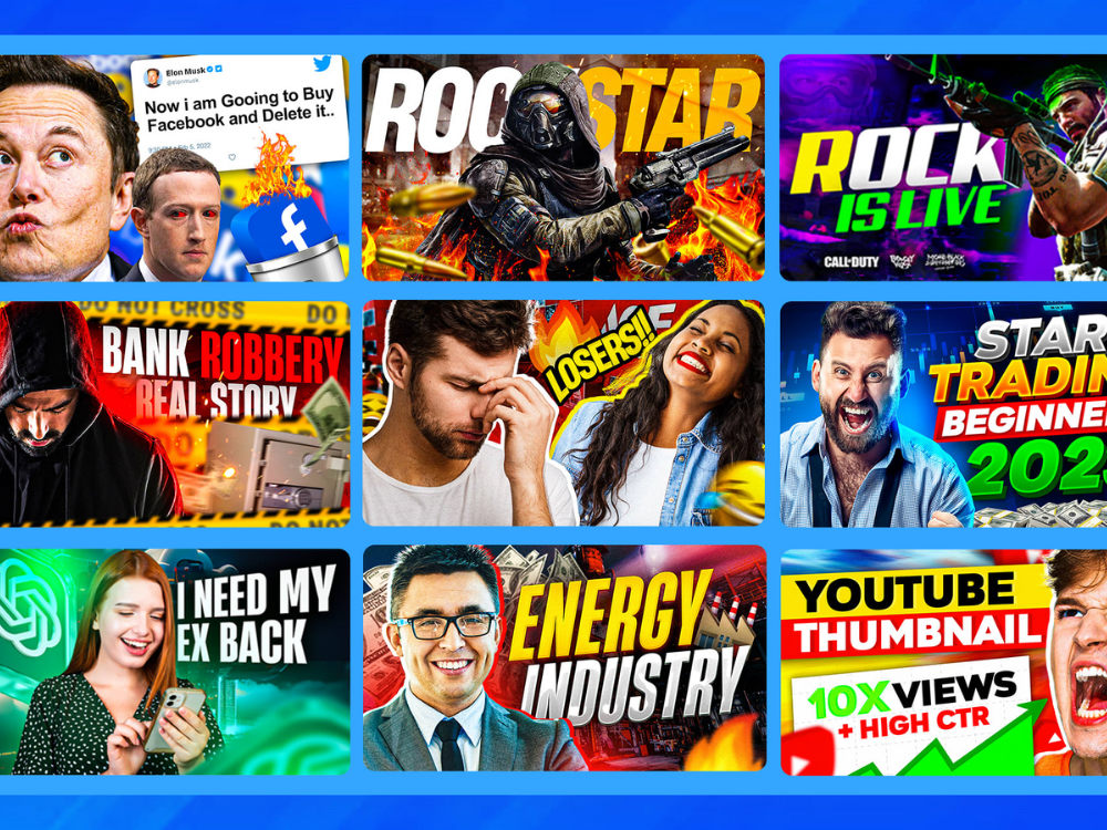 I will design amazing youtube thumbnail within 3 hours