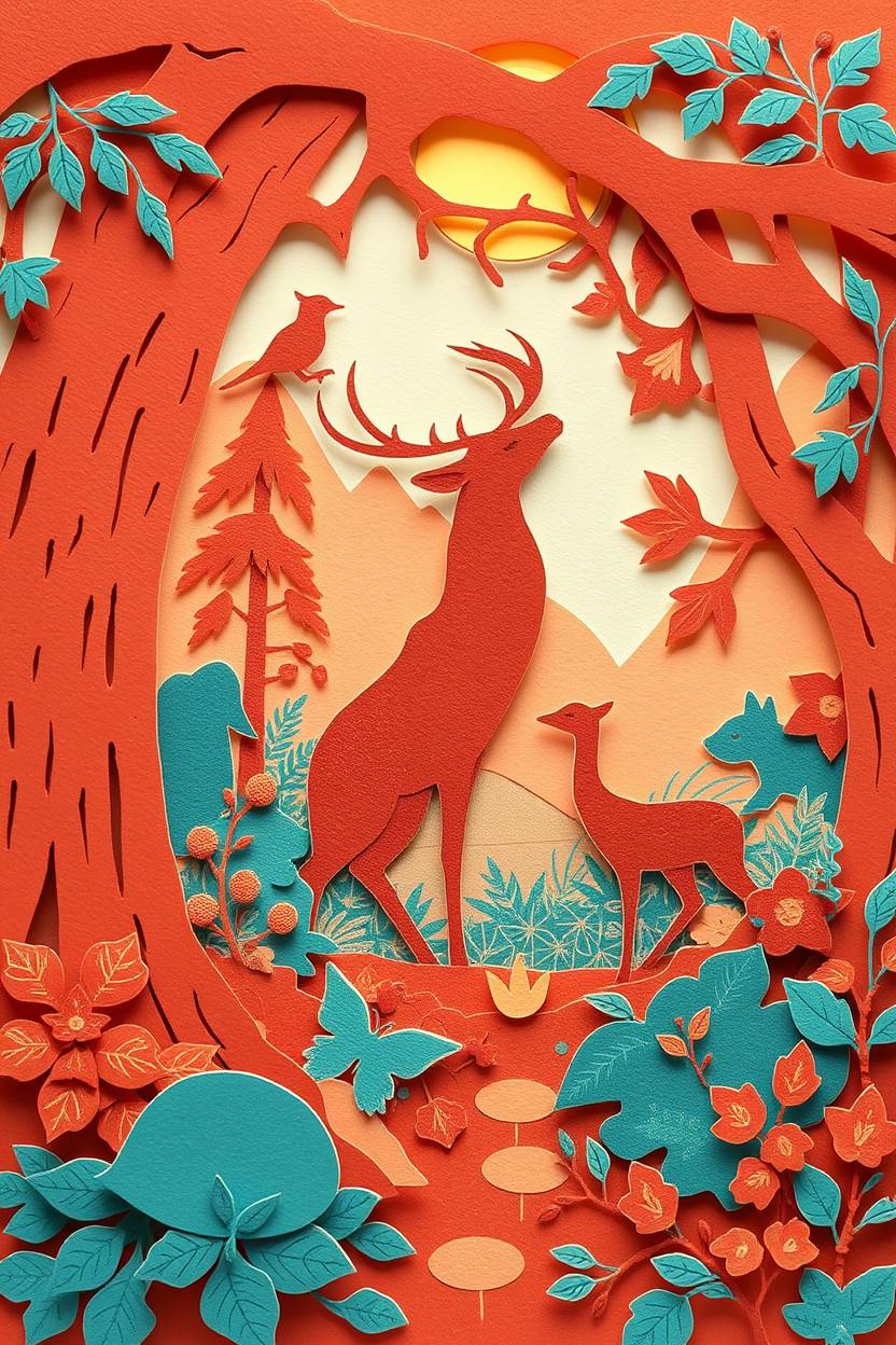 I will create unique Abstract Printable Art and Mandala art and Paper-cut art 