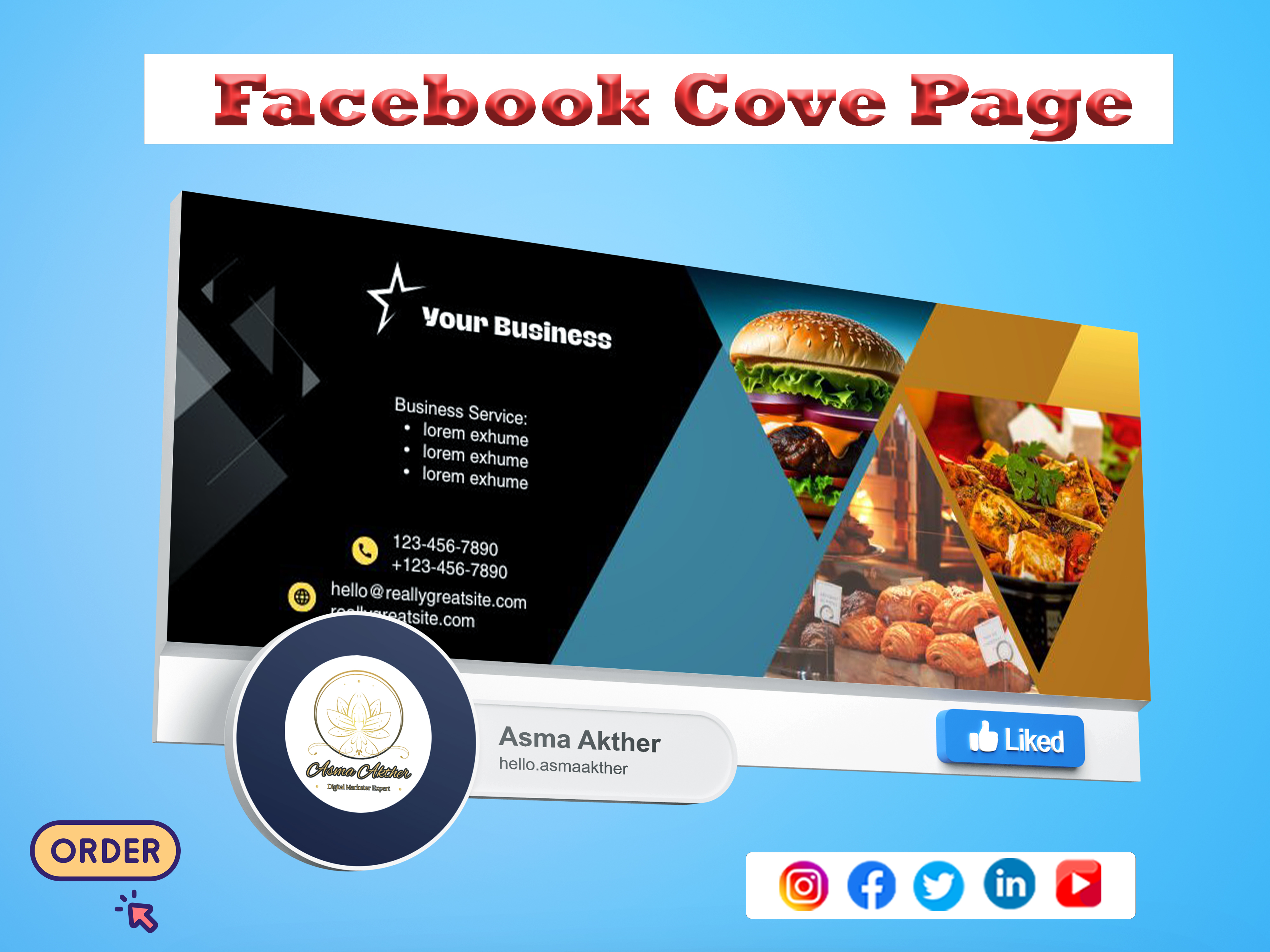 I Will Design Stunning Facebook Covers, YouTube Banners & Social Media Headers