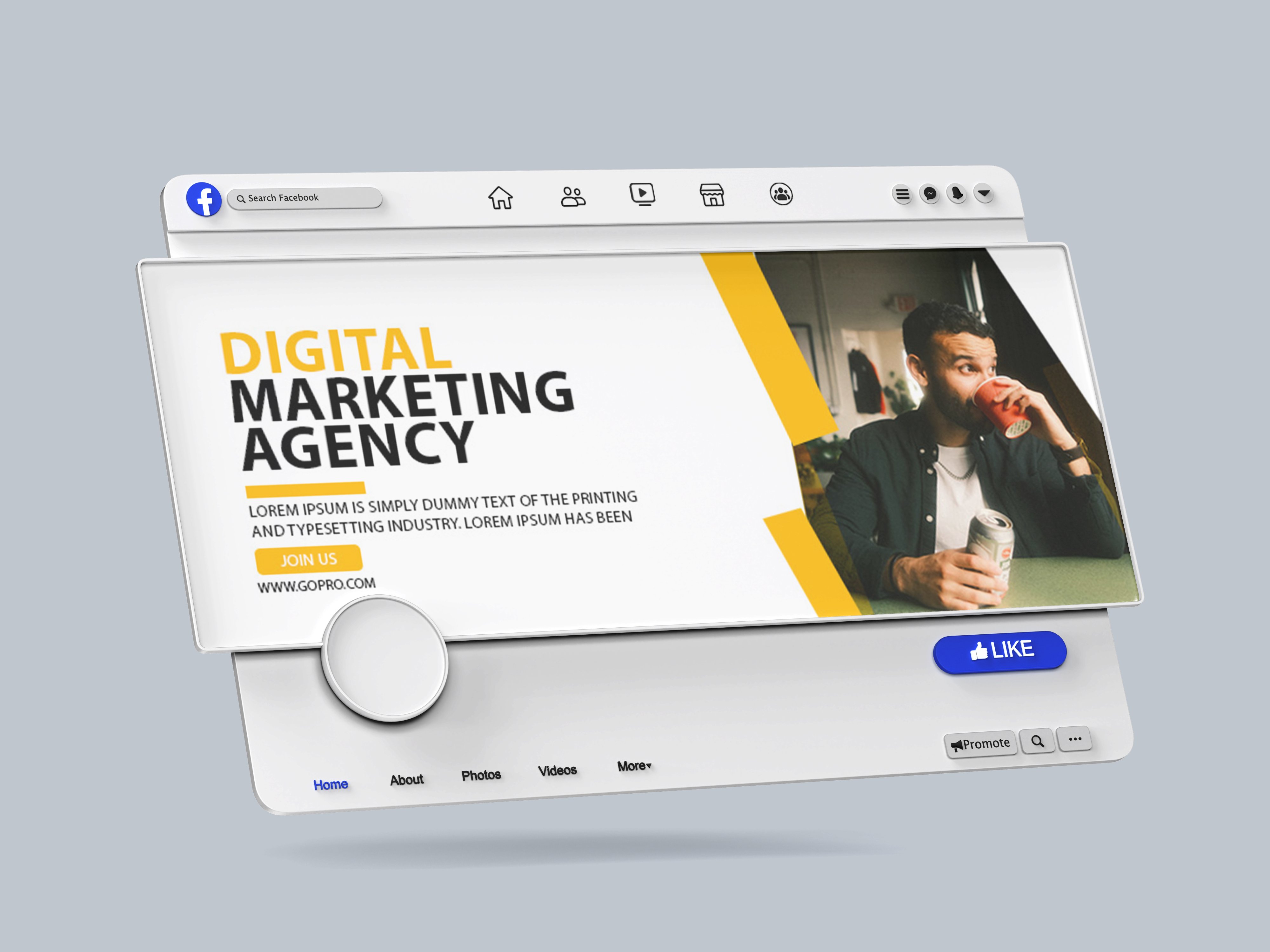 I Will Create Facebook, LinkedIn, YouTube Cover