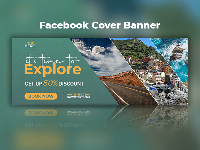 I'll create a professional&nbsp;social media header or cover for YouTube, Facebook, and other platforms.