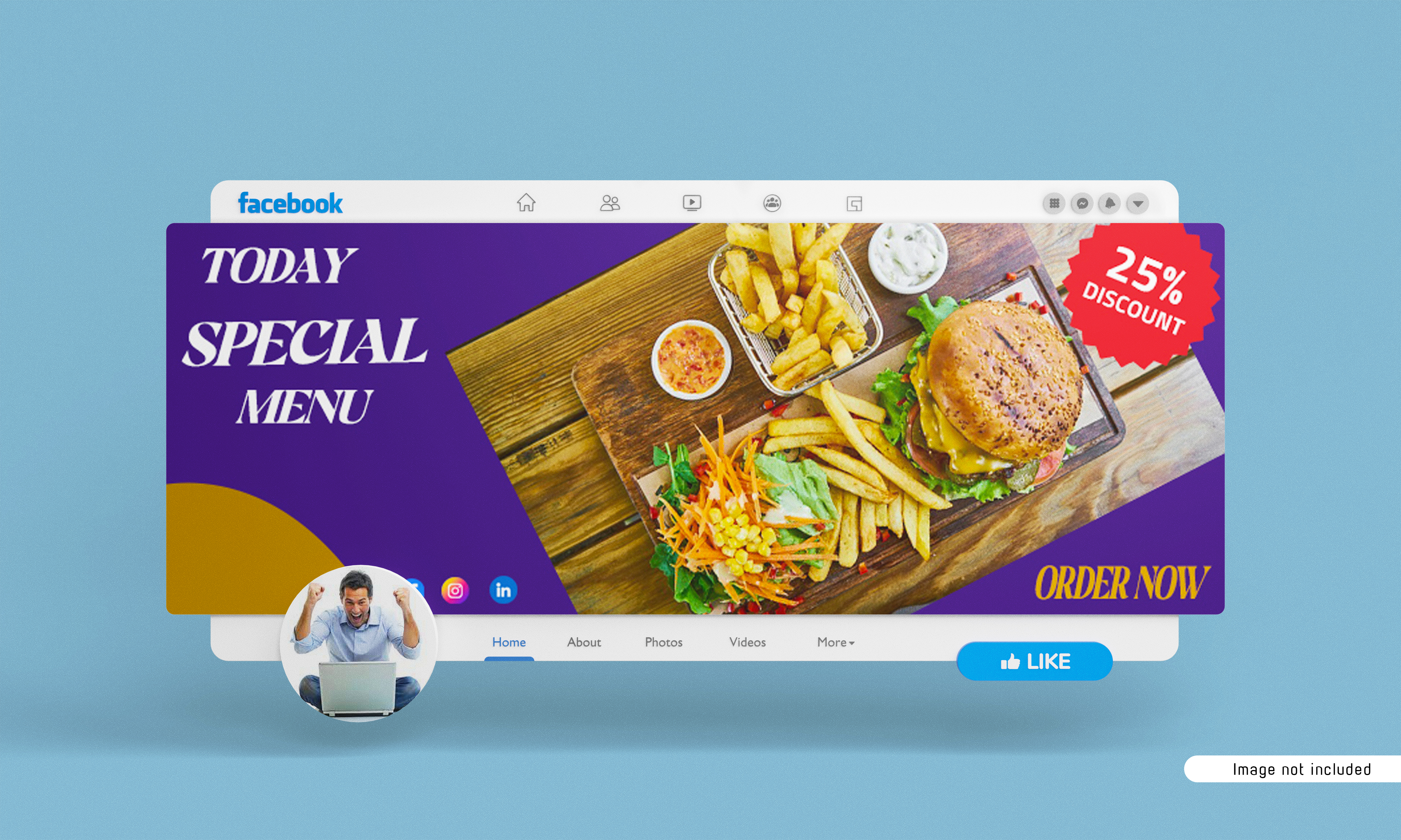 I will create professional facebook cover any social media banner