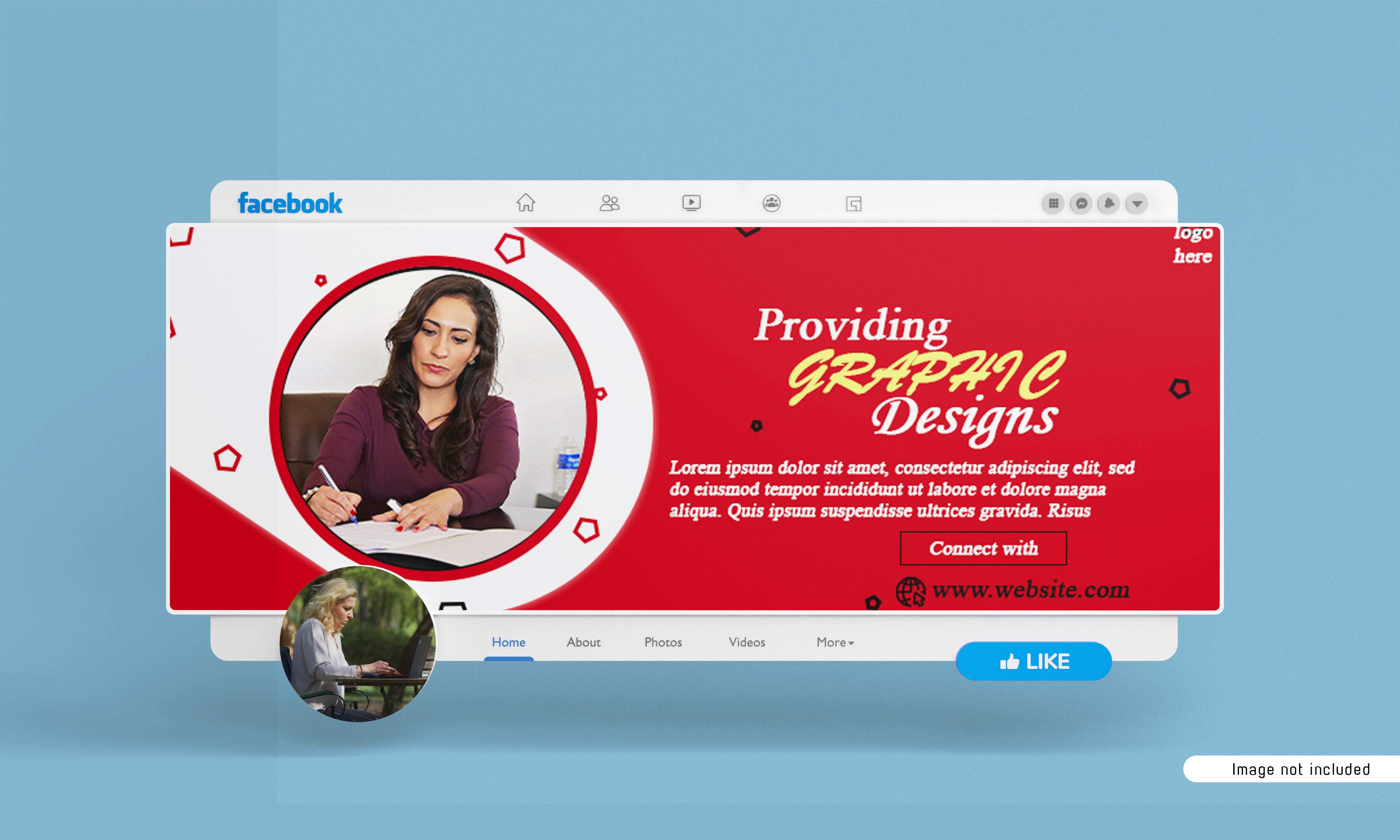 I will design facebook,linkedin banner,youtube background and social media cover