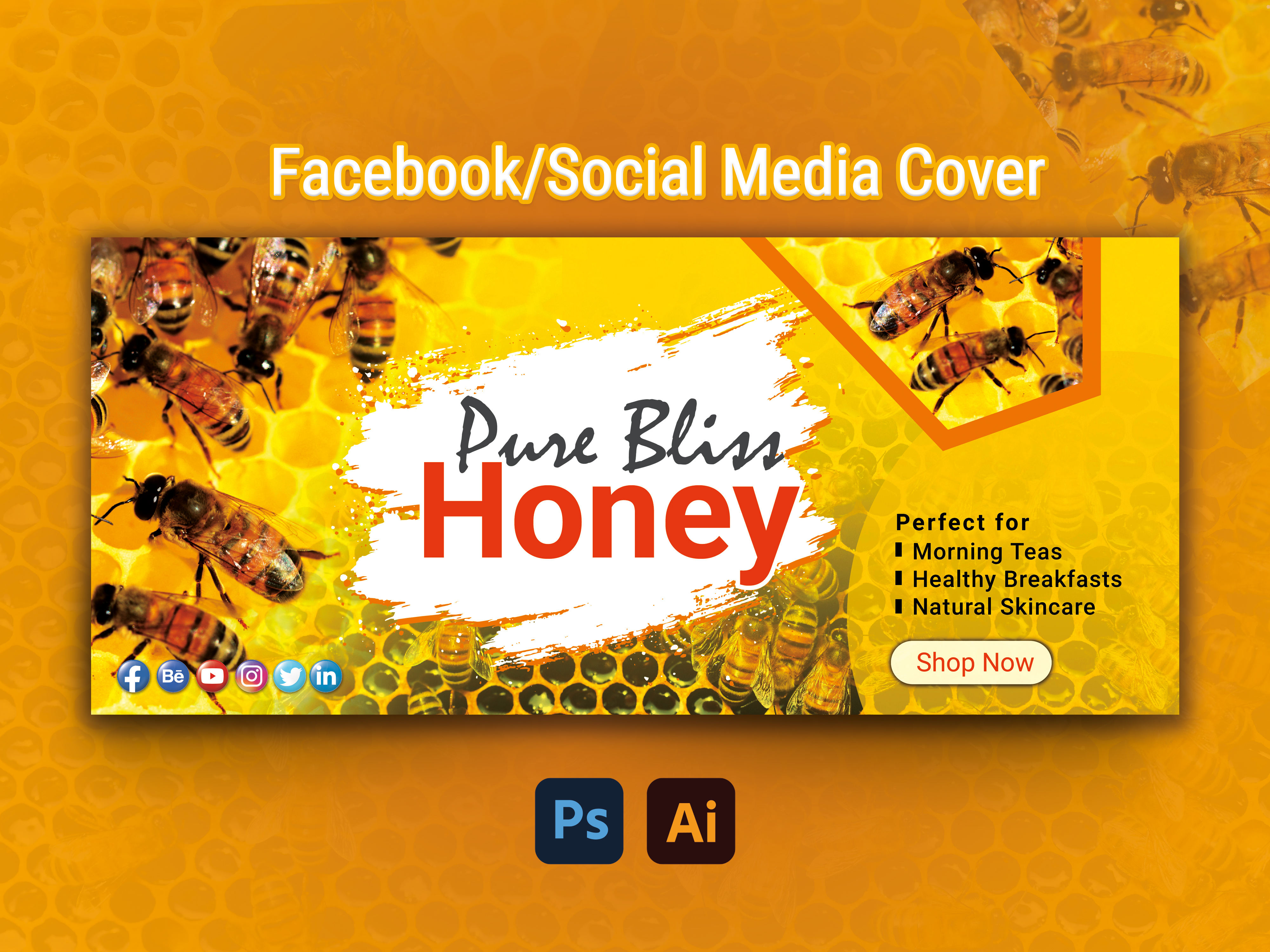 I Will Design Creative Social Media Covers for Your Brand