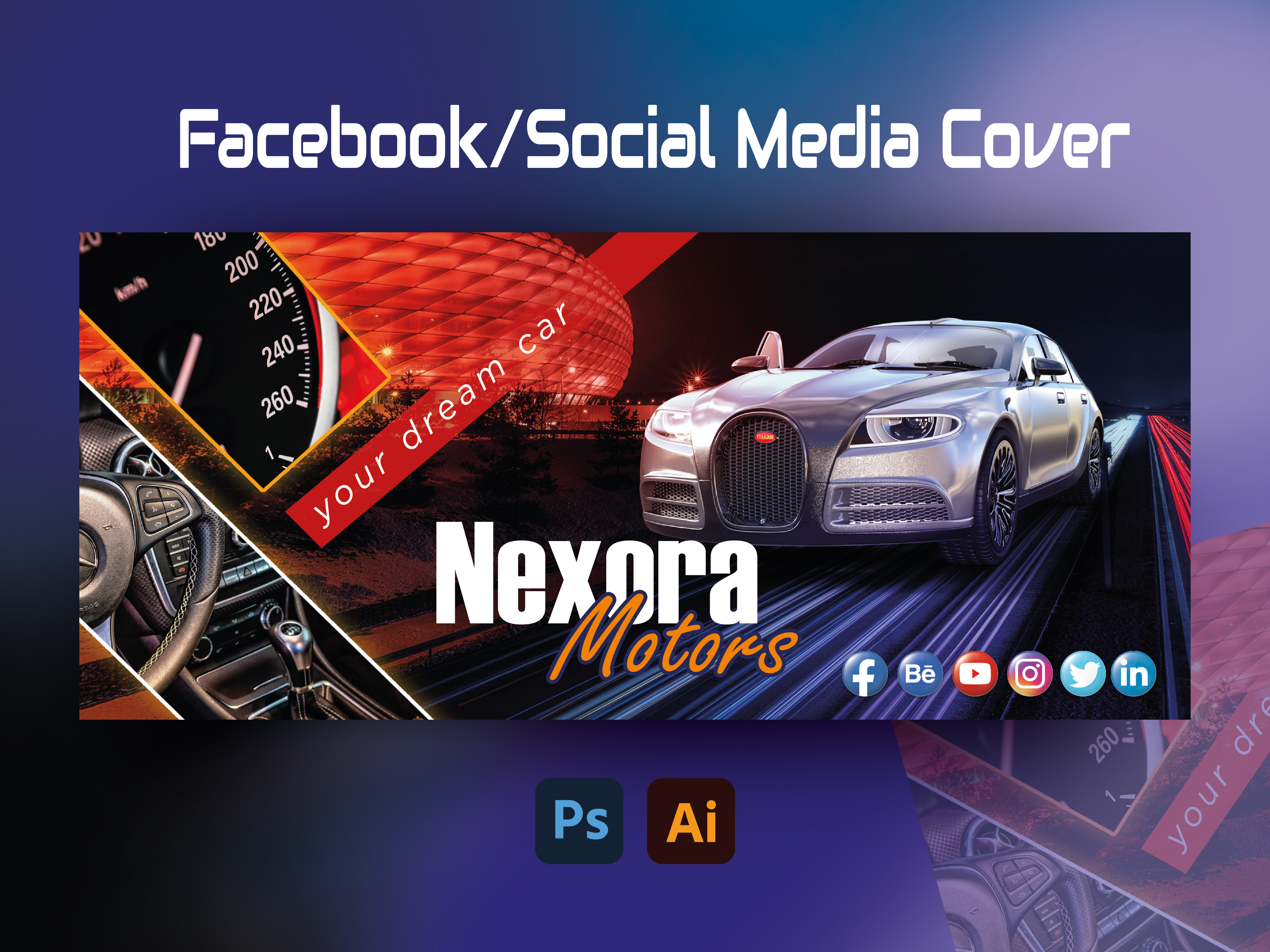I Will Design Creative Social Media Covers for Your Brand