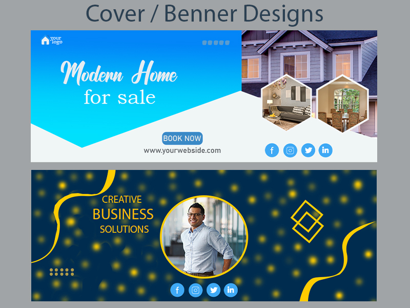 I will design professional facebook covers, benner and any social media header