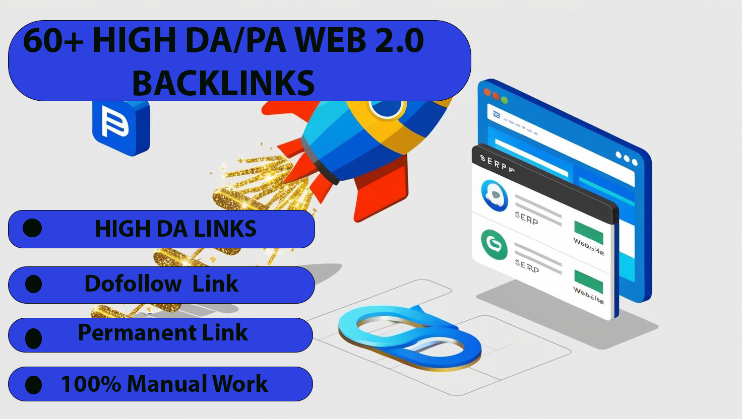 I will build high authority Web 2.0 backlinks with unique content for SEO ranking