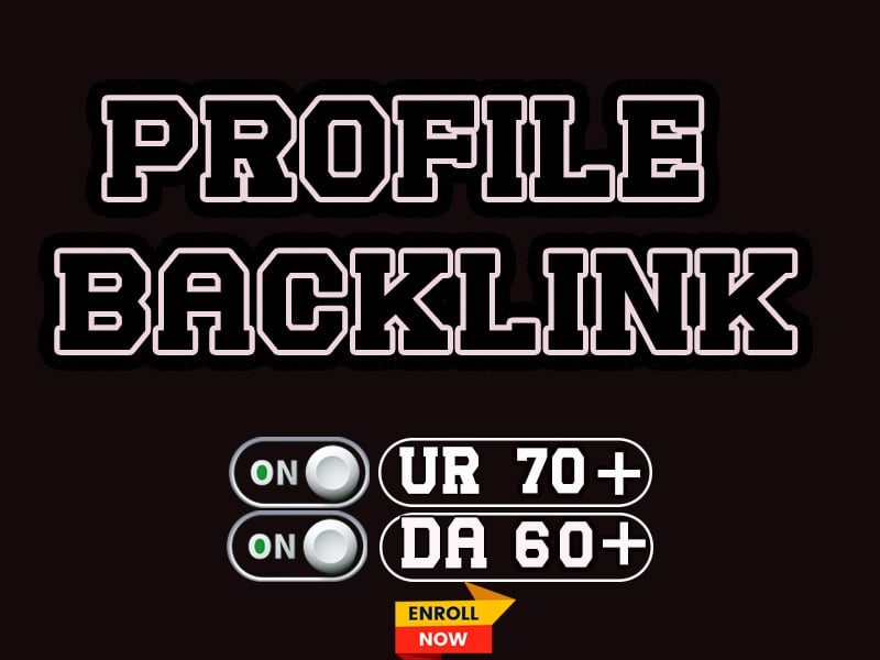 I will create authority profile backlinks to your website SEO ranking