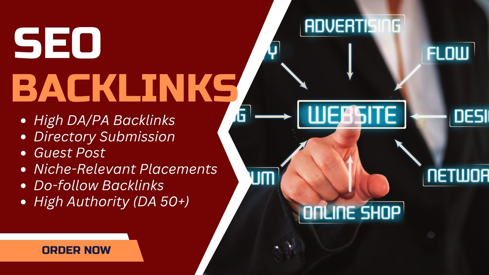 Rank your website with High Authority DA 50+ Do-follow Backlinks