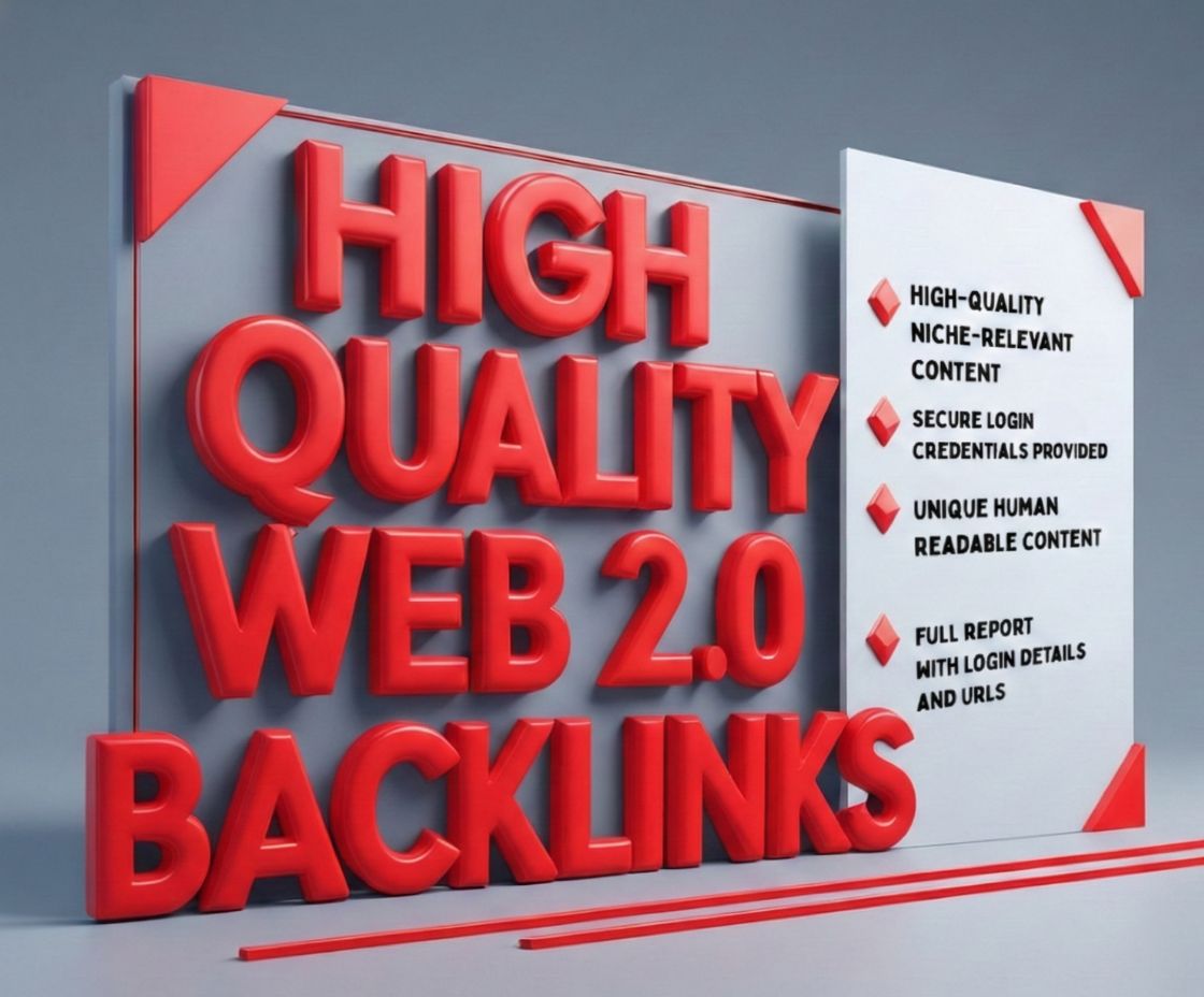 Create 15 High-Quality Web 2.0 Backlinks for Safe SEO Growth