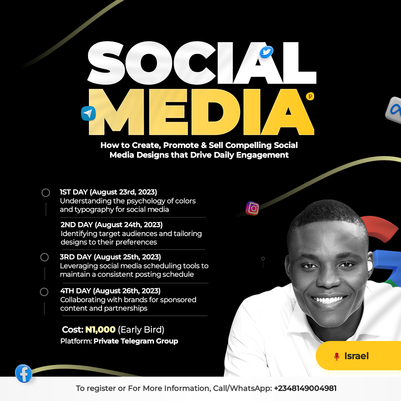 I will design a good flyer for your business, church, office, and breands