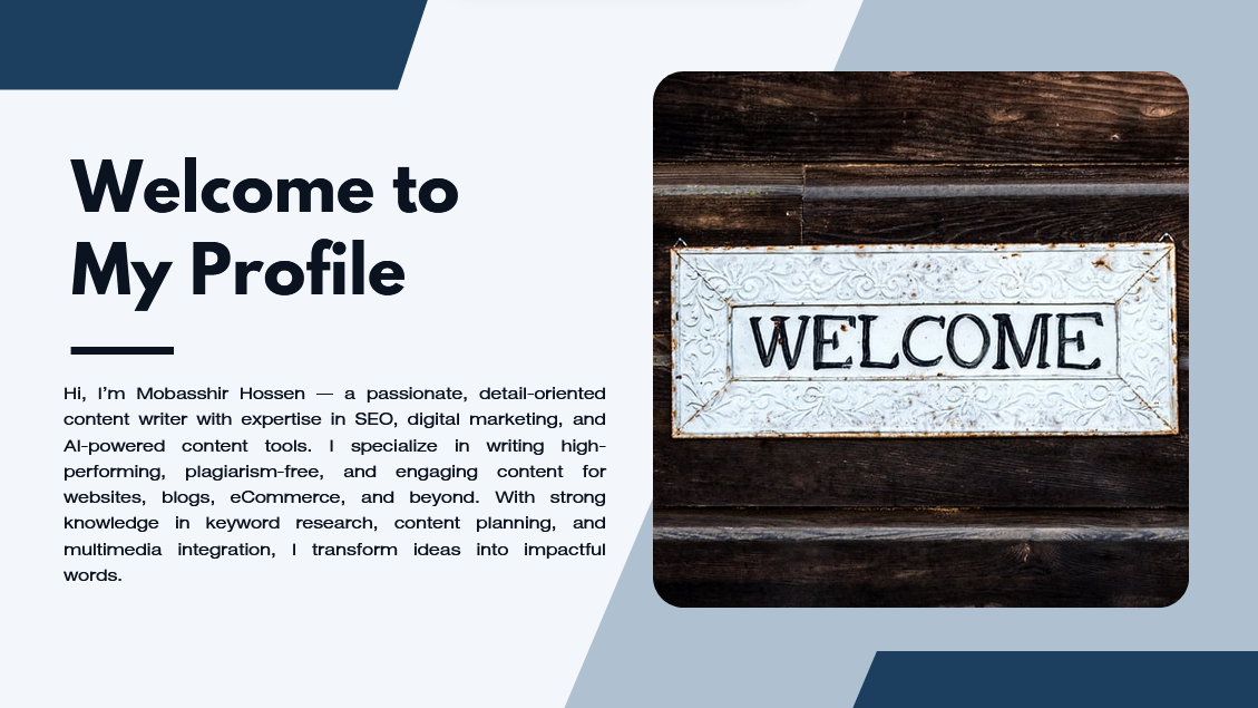 I will be your content writer for blogs, product descriptions, and SEO pages