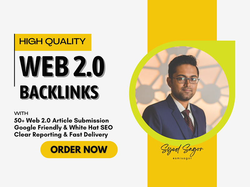 I will manually create 25 SEO-Optimized Web 2.0 Backlinks