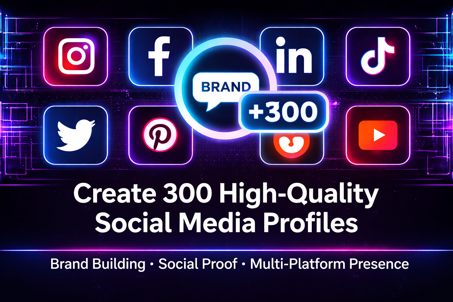 I will manually create 300 seo profile backlinks for ...