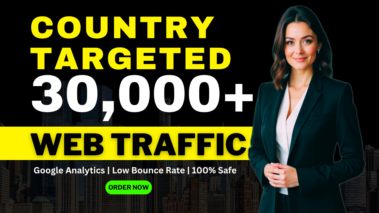 Drive High-Quality, Country Targetted Web Traffic to Your Website