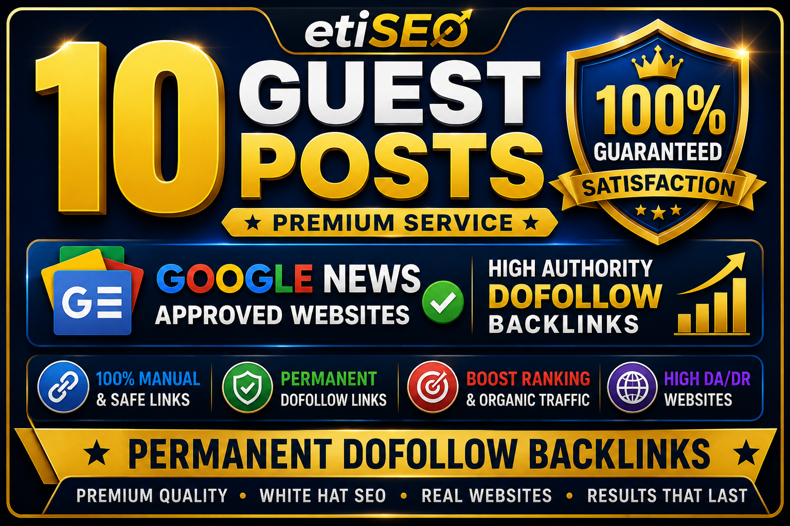 I Will Publish High Authority Guest Posts And Guest Posting With Powerful SEO Backlinks