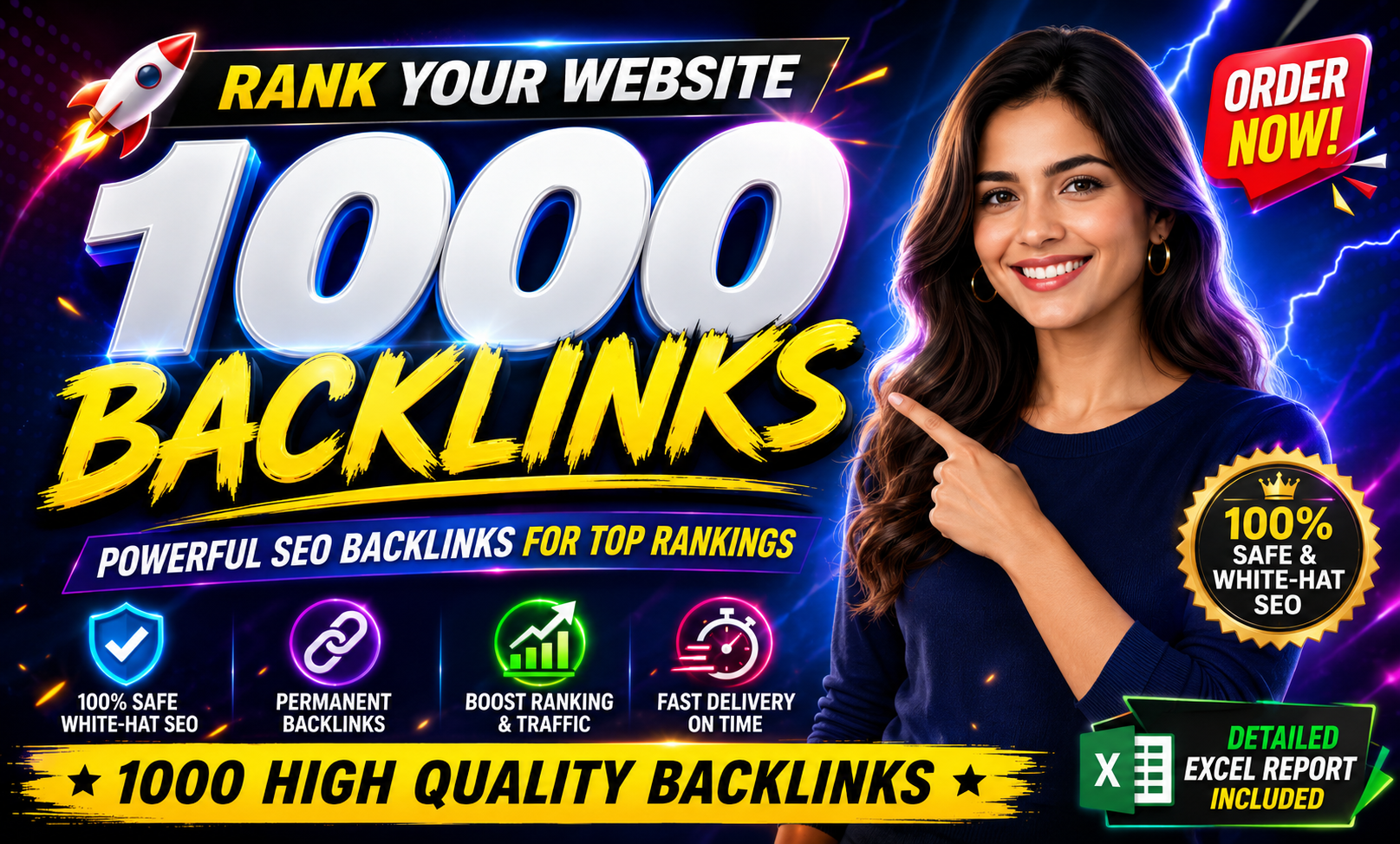 I Will Build 1000 High Quality SEO Backlinks to Impro...