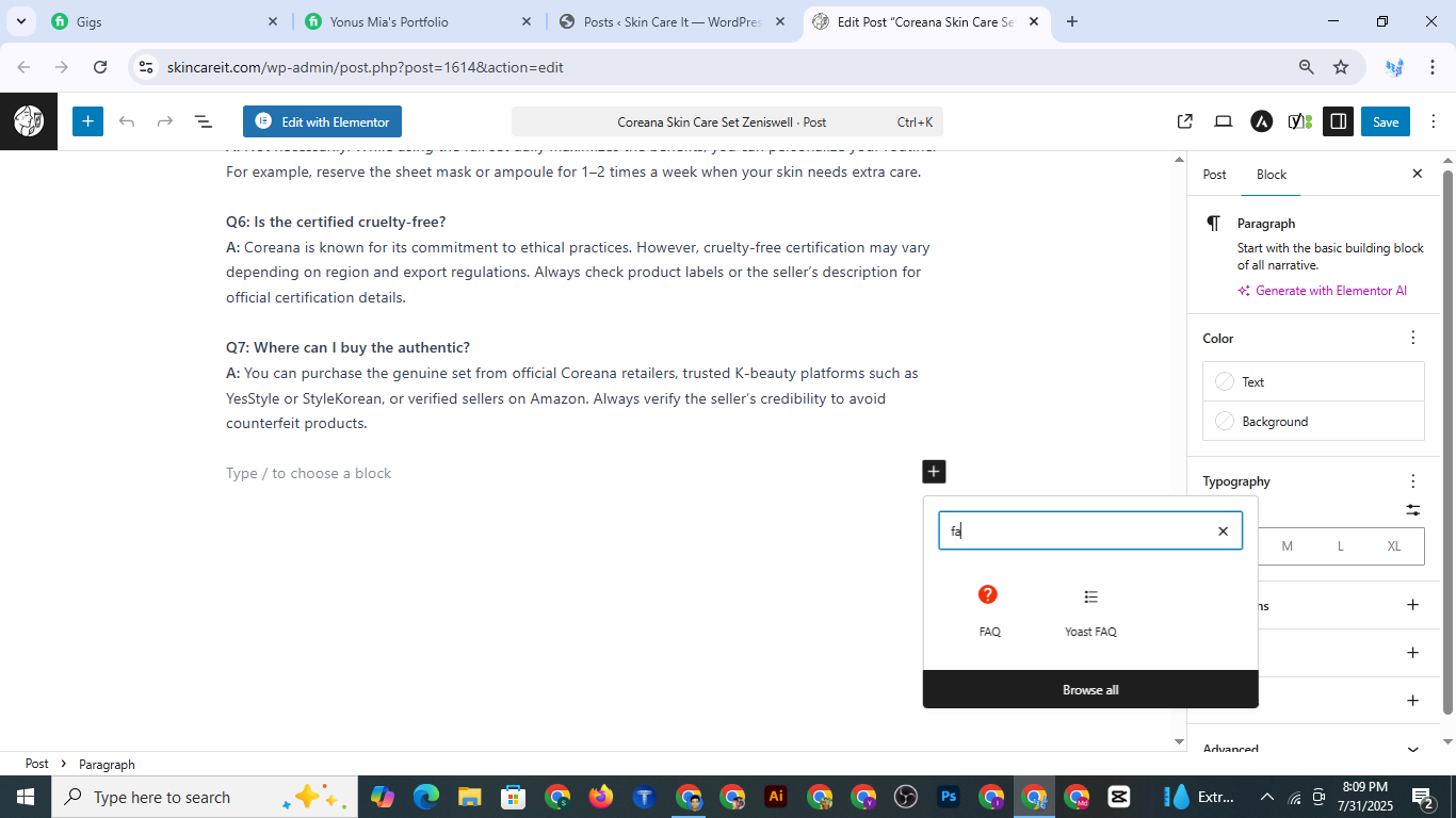I will do 10 page/post Ai SEO content optimization with AEO, GEO optimization
