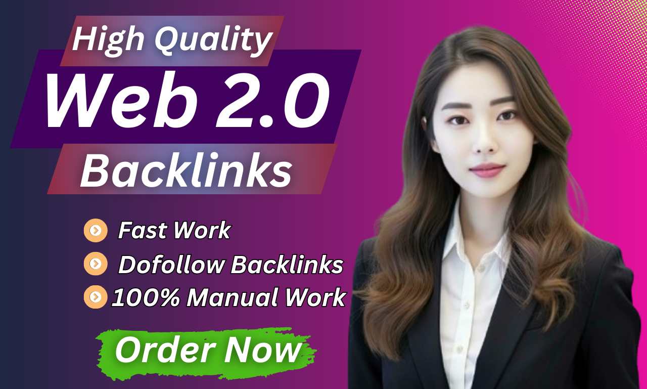I will create 100+ high authority Web 2.0 backlinks w...