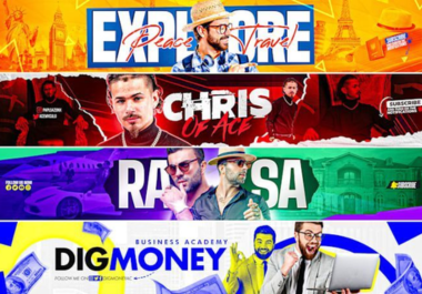 I will design a rollup , linkdeln, twitter , youtube banner design in just 3 hour 