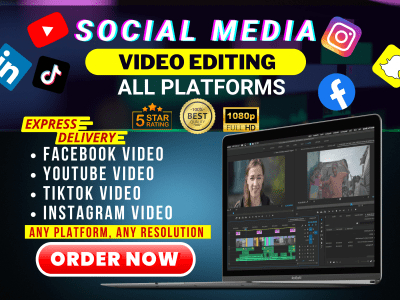 I will edit social media videos for YouTube
